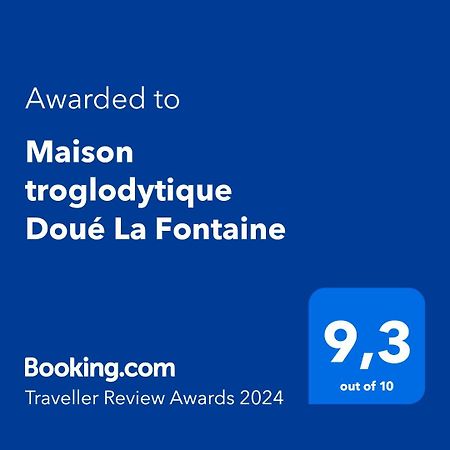 Maison troglodytique Doué La Fontaine Esterno foto