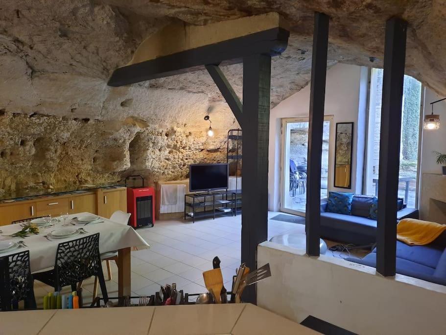 Maison troglodytique Doué La Fontaine Esterno foto