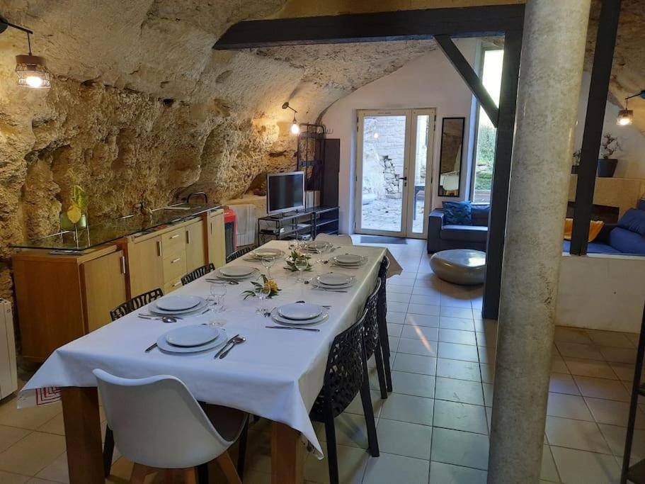 Maison troglodytique Doué La Fontaine Esterno foto